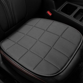 Hbxdeco Car Seat Cover, Breathable Car Seat Cushion, Seat Bottom Covers for Front Seat, Anti-Slip Seat Cushion Pad for Driver, Universal Mat Accessories for Vehicle Home Office (Gray)