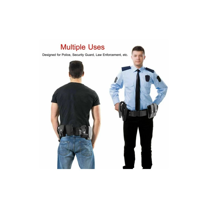Tactical Police Security Guard Duty Belt Nylon Utility Kit Pouch