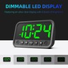 Small LED Digital Clock for Bedroom, Loud Alarm Clock for