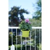elho Basics Potholder Allin1 Metal Flower Pot, Lime Green, 27