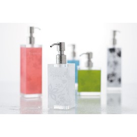 Squirrel "Beautiful Floral Bottle" Fillo Soap Bottle ST Green Flower