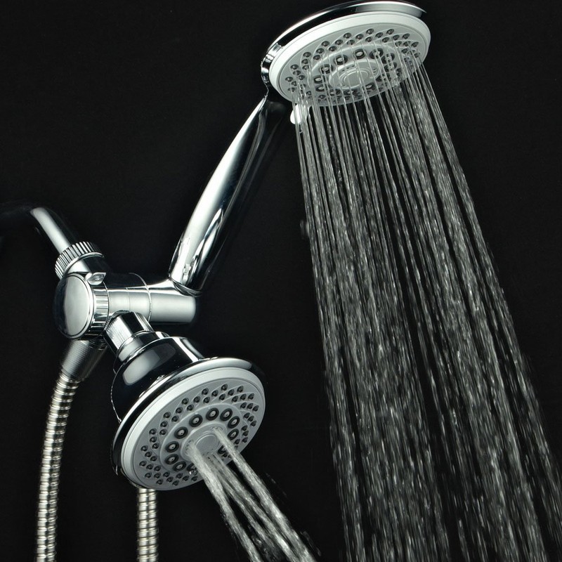 AquaStorm by HotelSpa 30-Setting SpiralFlo 3-Way HIGH PRESSURE Luxury Shower