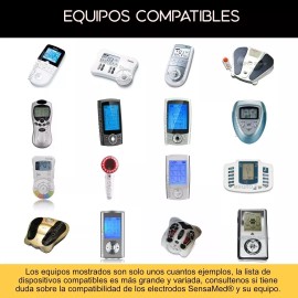 Sensamed Electrodo Grande Lumbar Espalda Cadera Broche 3.5mm Tens Ems