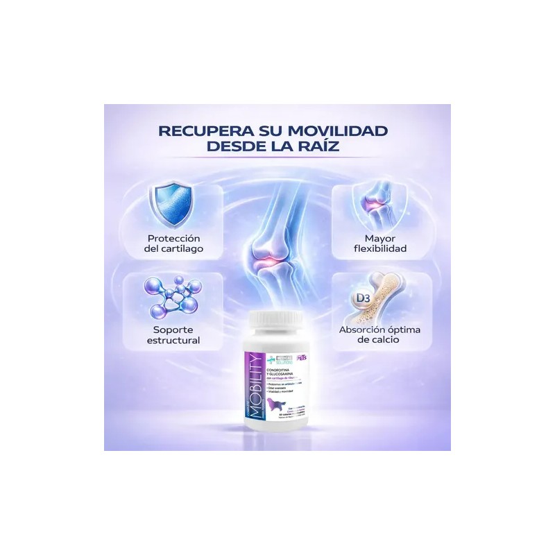 Complete Mobility Perros C/condroitina Y Glucosamina 60 Tab