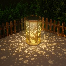 Hummingbird Solar Lights Outdoor Garden Decor Landscape Lighting Birthday Gifts for Women Men Mom Father Solar Lantern Outdoor Waterproof for Outdoor Decor for Outside, Pathway, Yard, Patio Deals