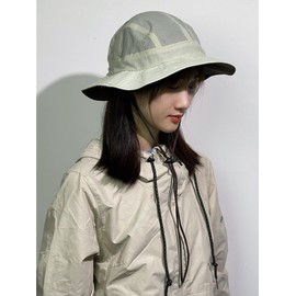 WANYING Unisex Outdoor Bucket Hut Fischerhut Sonnenhut Extrem Leicht Dünn Maschendesign Super Atmungsaktiv für Kopfumfang 56-58cm - Beige