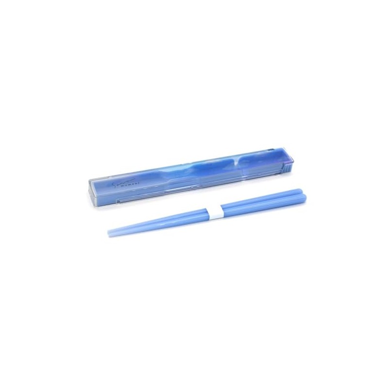 Kamio Japan Chopsticks Case Set, Cutlery, For Girls, Sora Moment