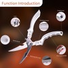 Poultry Scissors Stainless Steel Chicken Scissors Meat Scissors Modern Kitchen
