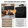 YouLanHome Washable Couch Cover for 3-Cushion Sofas, Pet & Kid