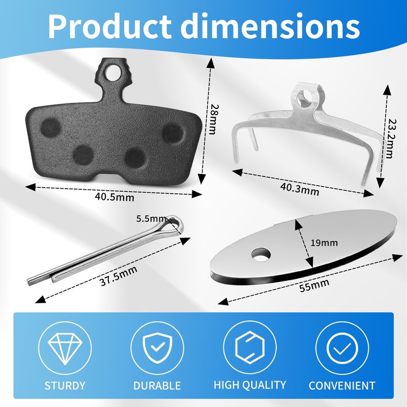 Brake Pads Bicycle Disc Brake for SRAM DB8-2 Pairs Disc