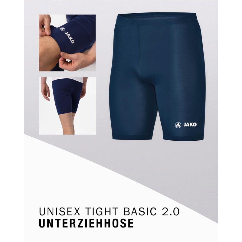 Jako Basic 2.0 Unisex Shorts, blue, s