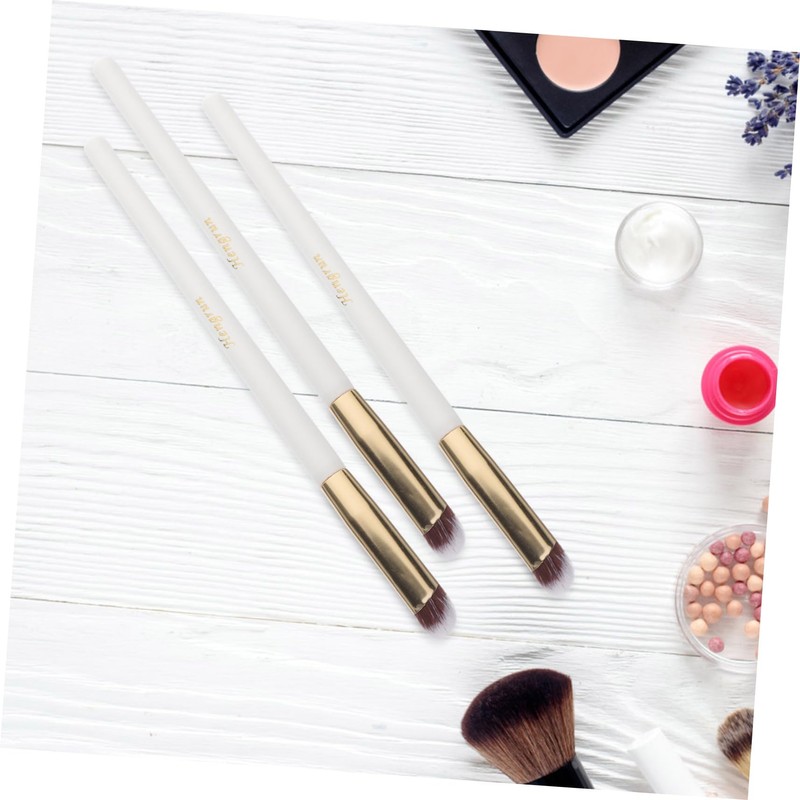 Baluue 10pcs Angled Concealer Brushes Eye Makeup Brushes for Smooth