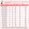 SWDZM Scarpe da Ballo Latino Americano Bambina Standard Salsa Ballroom