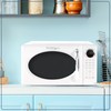 Nostalgia Retro Microwave Oven 0.7 Cu Ft, 700-Watt Countertop Size