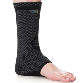 NeoTech Care Ankle Support Brace - Breathable - Men, Women, Right or Left (Black Color, Size S, 1 Unit)