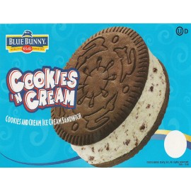 Cookies Cream Sandwich Ice Cream Truck High Quality Metal Magnet 3x4 inches 9974