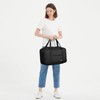 Denim Black 20L Foldable Underseat Travel Bag - Water-Resistant Hand