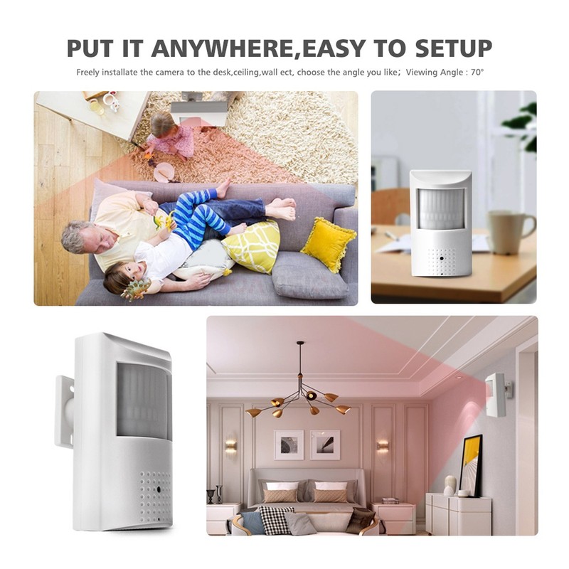 WiFi Security Camera 1080P Small Modified Wired Coaxial 5MP Infrared