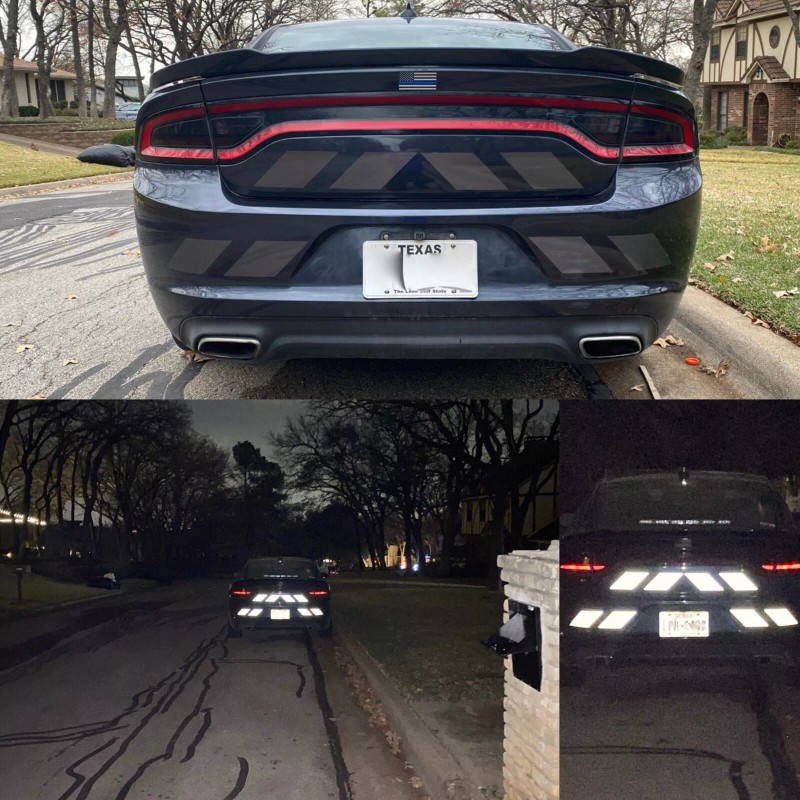 Oralite Reflective Shadow Chevron Black/White Ghost Decal Oralite RA Engineer