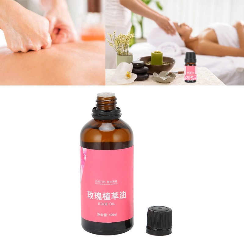 Rose Extract Essential Oil Skin Care Face Moisturizing Body Massage