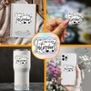 3Pcs High Functioning Introvert Humorous Quotes Vinyl Stickers Durable for
