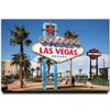 Welcome to Fabulous Las Vegas Fridge Magnet 3"x2" Nevada Travel