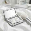 Face Highlighter Palette, Shimmer Glitter Bronzer Makeup, Pealen White Face