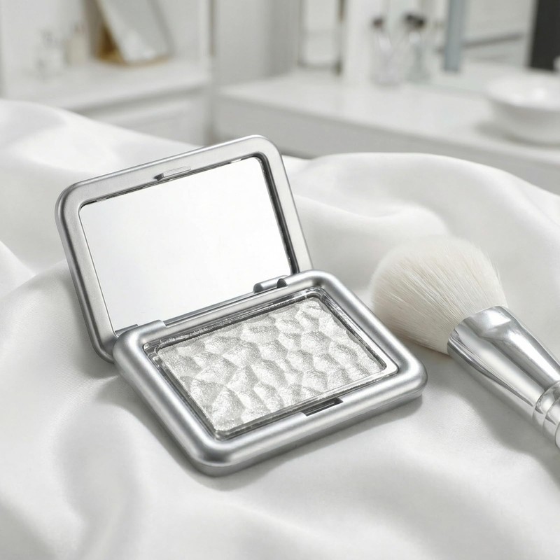 Face Highlighter Palette, Shimmer Glitter Bronzer Makeup, Pealen White Face