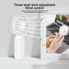 Handheld Fan 5V 3 Levels Wind Adjustment USB Charging Grille