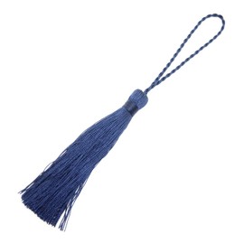 Machida Tetoron Yokomaki Tassels Decorative Accessory Tassel Polyester Tassel (Navy Blue)