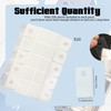 200pcs Sturdy Ring Binder Stickers Clear Hole Reinforcement Stickers Self-Adhesive