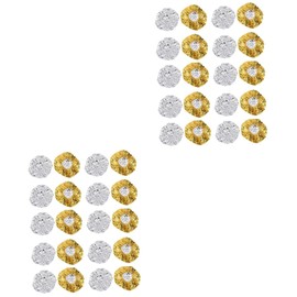 Healeved 40pcs Aluminum Foil Hair Styling Caps for Deep Conditioning Heat Thermal Cap Elastic Band Suitable for Home and Salon Use for Hair Treatments and Spa