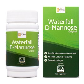 Sweet Cures Waterfall D-Mannose Powder 50g – Pure Birch D-Mannose - Suitable for Vegetarians and Vegans
