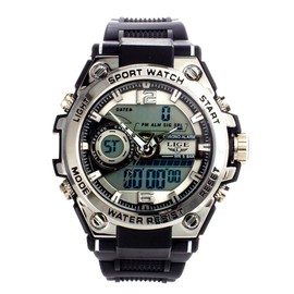 LIGE 8922 Men's Watch, Sports Watch, Waterproof, Marine Sports, Outdoor Watch, Digital, Analog, Digital, Digital, Digital, Digital, Digital, Digital, Digital, Digital, Digital, Stopwatch, Stopwatch