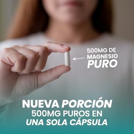 Nuboost Glicinato de Magnesio 500 mg - 240 Cpsulas - Magnesio Alta Absorcin - Hecho en USA, Certificado GMP y Sin OMG                                 
