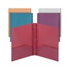 Mr. Pen- Plastic Folders with Pockets and Prong, 5 Pack,