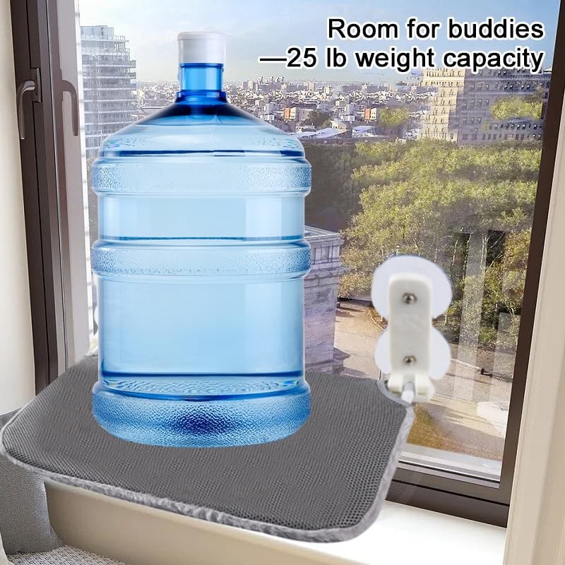 Baoyemes Foldable Cat Window Hammock with Dual Heavy-Duty Suction Cups