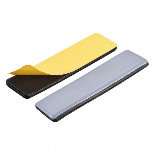uxcell 100mm x 25mm Rectangle PTFE Furniture Sliders, Adhesive Self