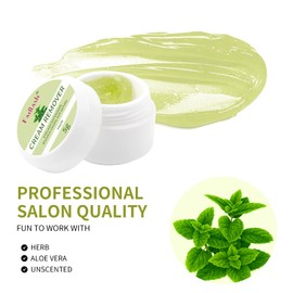 Lash Glue Remover Cream Professional Lash Extension Remover Mild eyelash Glue Remover for Lash Extensions Fast Dissolution- Original 5g (Herb)