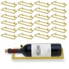 UOIENRT 6Pcs Wall-Mounted Wine Racks, Rectangular Wine Rack Wine Bottle