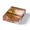 Trees Bedding Sheet Pink Floral Flowers For Kids Garden Fitted