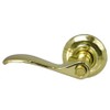 Yale Security NRE3 Norwood Entry Lever Handle, Polished Brass