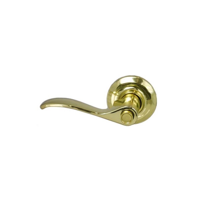 Yale Security NRE3 Norwood Entry Lever Handle, Polished Brass