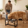 Flodomix Metal Elevated Dog Bowls, Raised Dog Bowls for Medium/Large