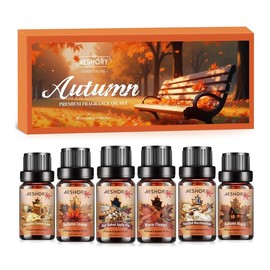Hotel Diffuser Oils Gift Set - 6x10ML Luxury Fragrance Oil Blend, Hotel Scent Essential Oils Set for Diffuser, Candle, Soap Making Scents:_Autumn