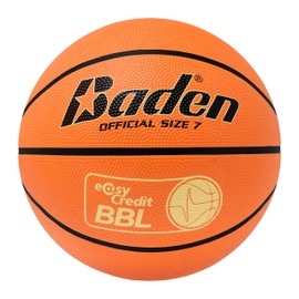 Baden Basic easyCredit BBL Classic Rubber Basketball for Training, School and Leisure - Durable Basketball