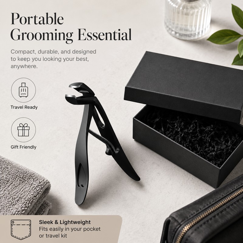 Stainless Steel Nail Clipper for Thick Fingernails & Toenails –