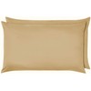 NIYS Luxury Standard Pillowcases Pair (Beige)