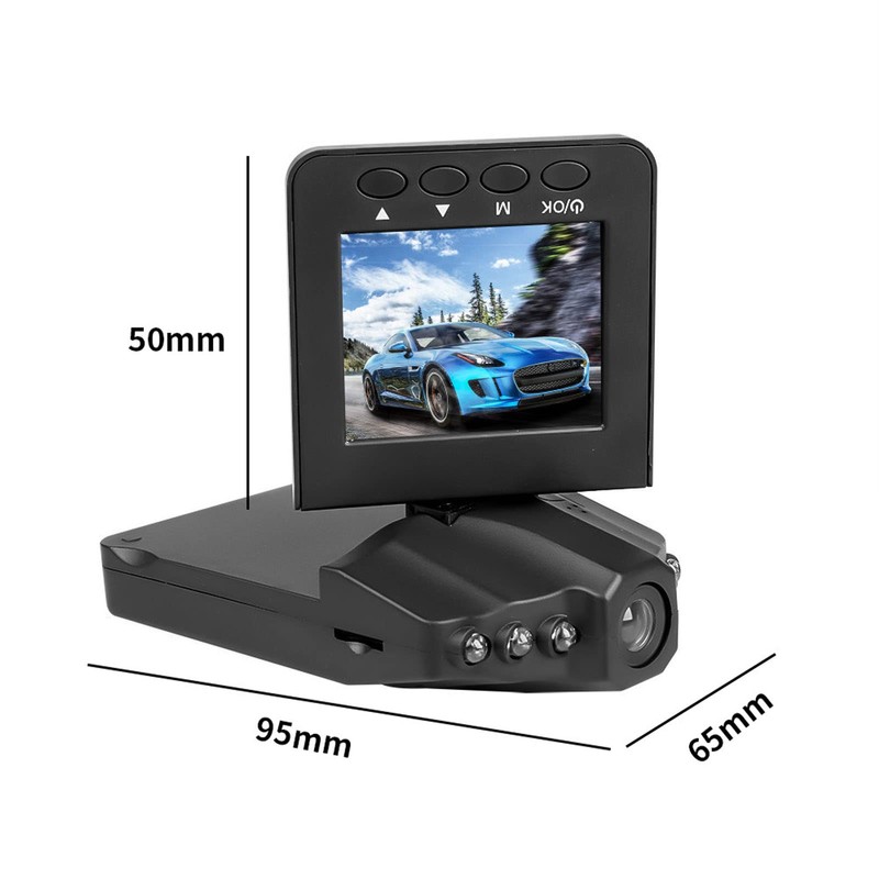 Front and Rear Camera, Drive Recorder, 120° Wide Angle, Circular