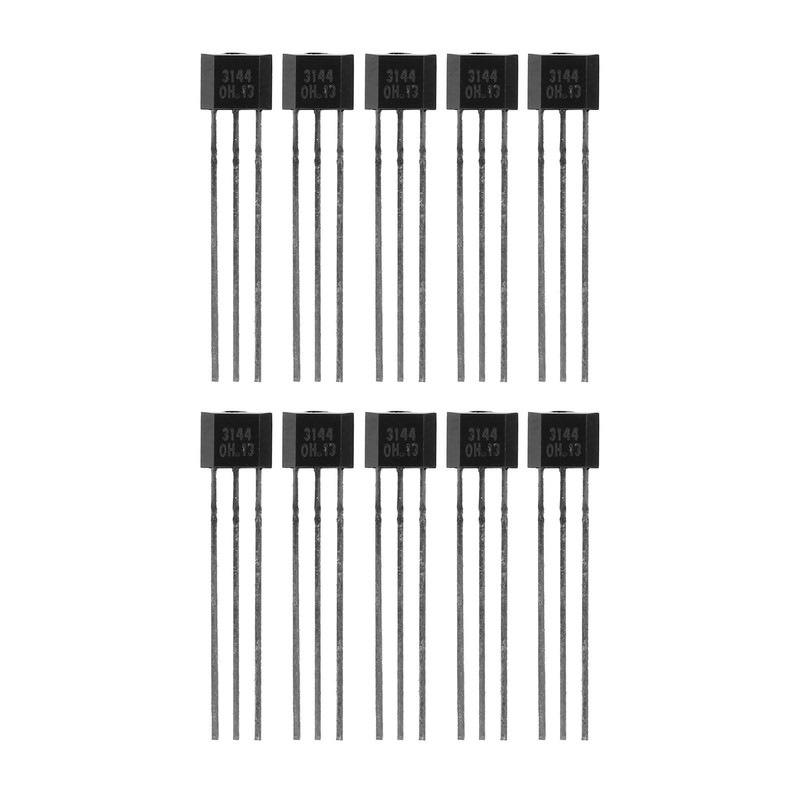 Gegong Hall Sensor Magnetic Switch A3144E TO92UA 3PIN 10 Pack